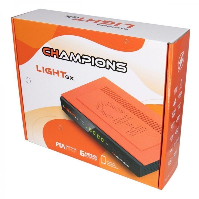 Receptor Azamerica Champions Light GX Ultra Hd - Imagem 3